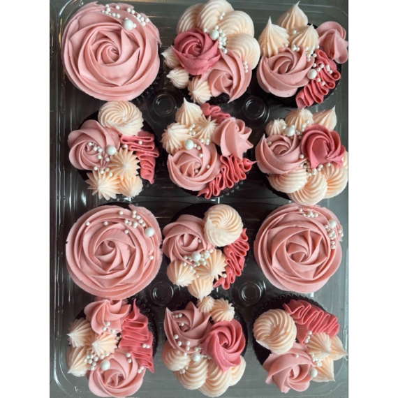 Funcakes muffinpapír 48db - Rózsaszín