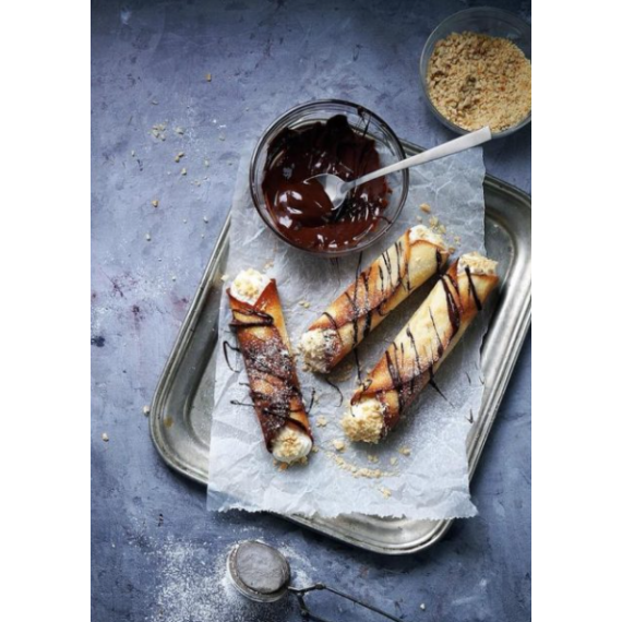 Habroló/cannoli roló forma 6db