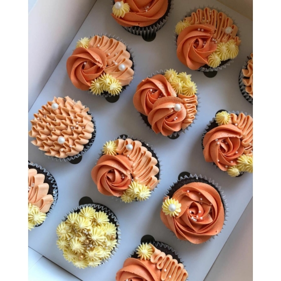 Funcakes muffinpapír 48db - Narancssárga