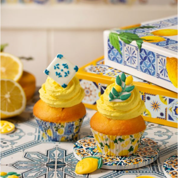 Decora muffinkapszli 36db - Citrom mintás
