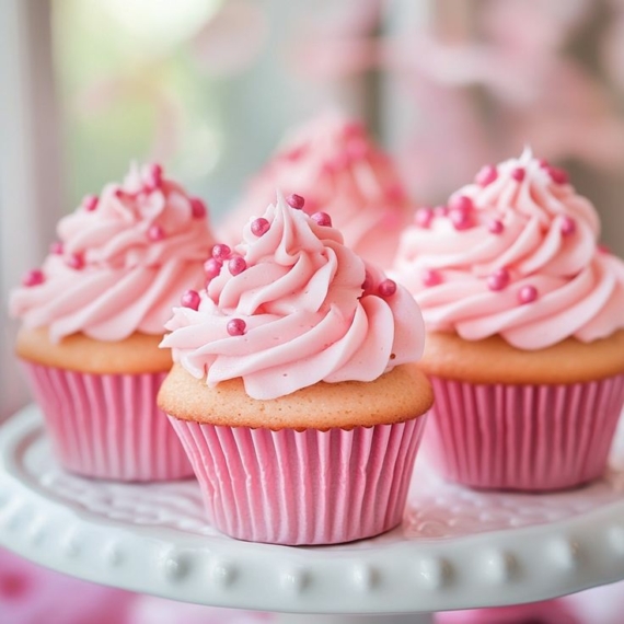 Funcakes muffinpapír 48db - Rózsaszín