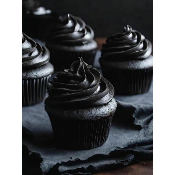 Funcakes muffinpapír 48 db - Fekete