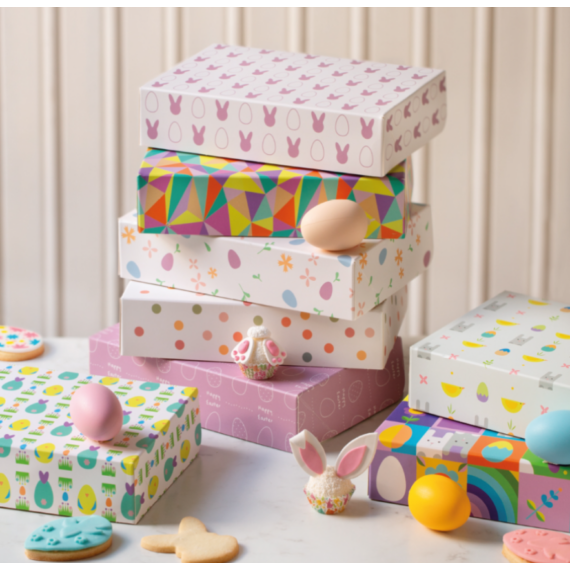 Decora papírdoboz 1 db választható mintával - HÚSVÉT