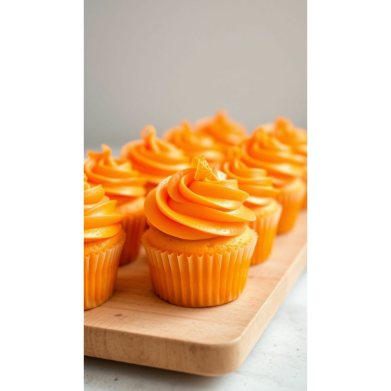 Funcakes muffinpapír 48db - Narancssárga