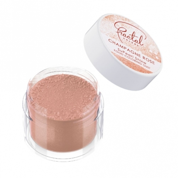 Fractal selyemfényű ételszínező por - Champagne Rose 3,5 g