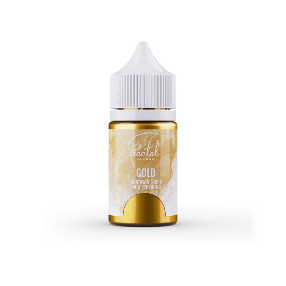 Fractal airbrush Selyemfényű színező 30ml - Sötét arany/Golden shine