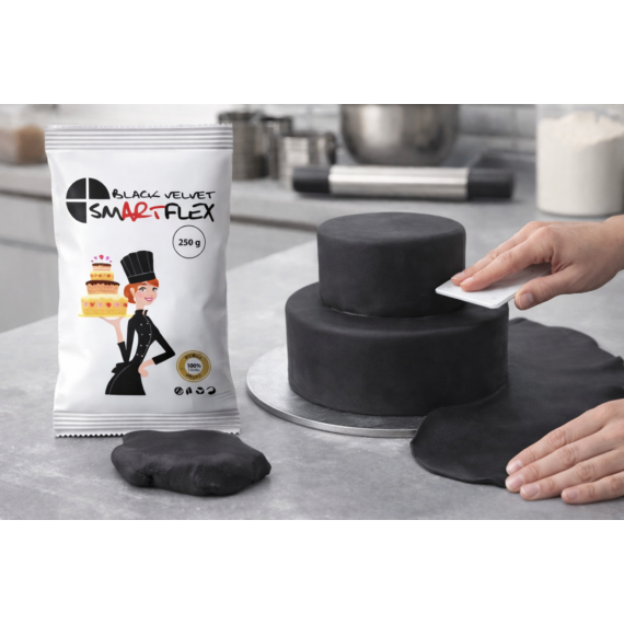 Smartflex Color Velvet massza 250g - Fekete