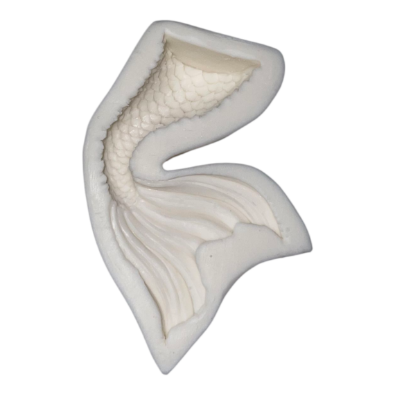 Szilikon forma fondant díszekhez- Sellőuszony 2. 80X113X23MM M93162