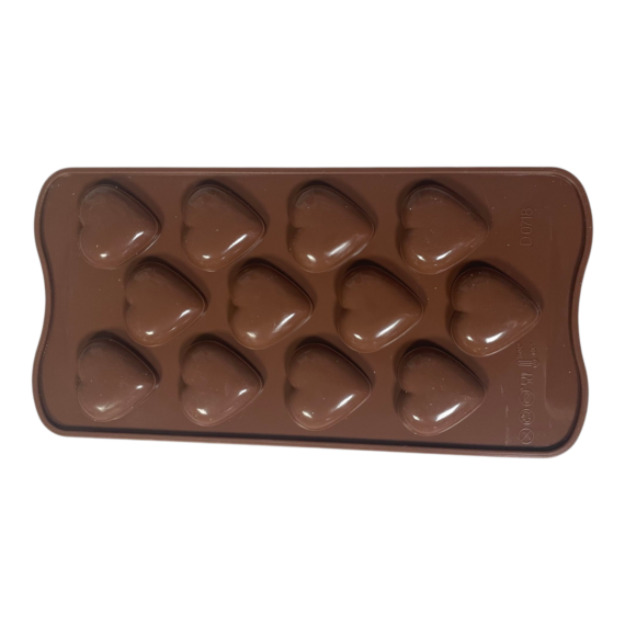 Szilikon csokoládé bonbon forma - Szívek