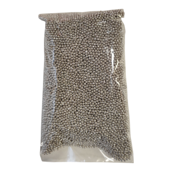 Cukorgyöngy 10dkg - Ezüst 1mm