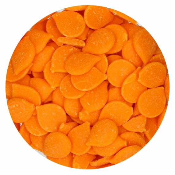 Funcakes Deco melts 250g - Narancssárga