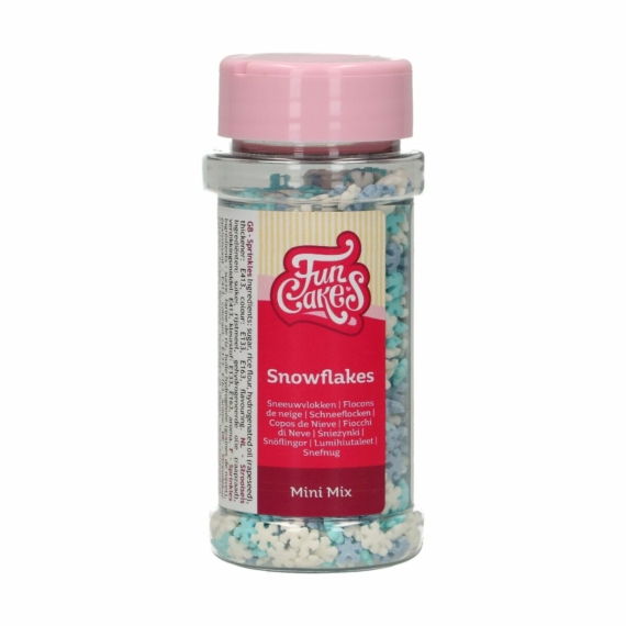 Funcakes szórócukor 50g - Mini hópelyhek
