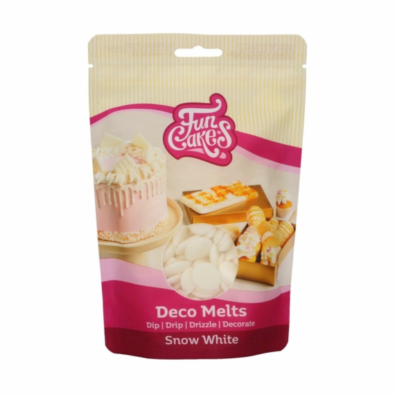 Funcakes Deco Melts 250g - Fehér