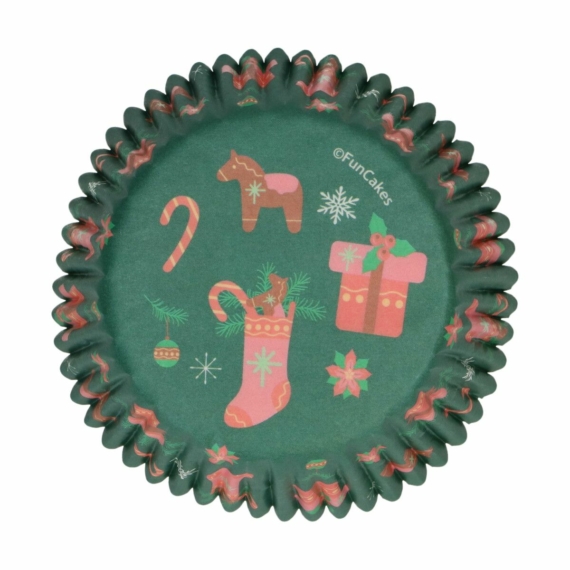 Funcakes muffinpapír 48db - Karácsony