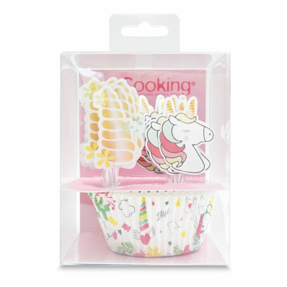 ScrapCooking muffin díszítő szett 24db-os Unikornis