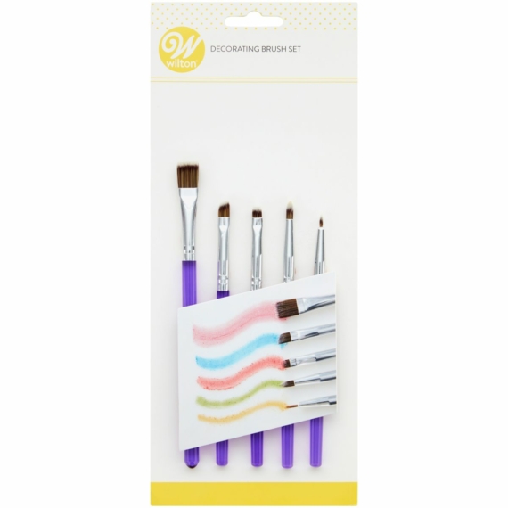 Wilton dekorációs ecset készlet 5db