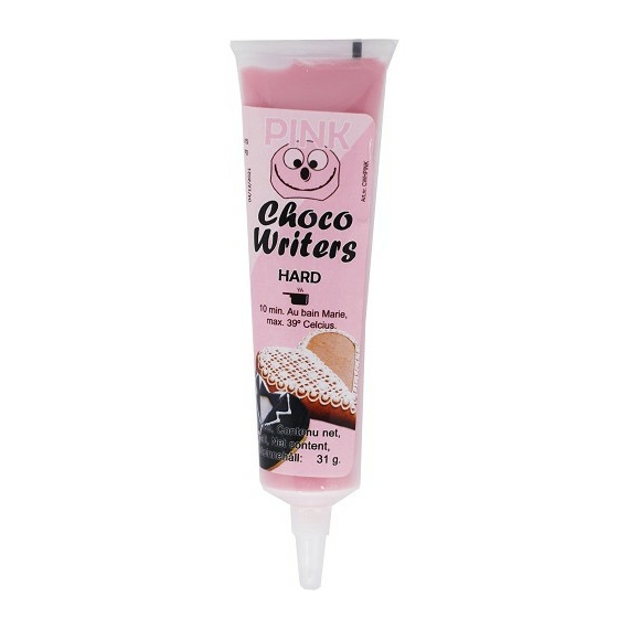 ChocoWriters fehércsokoládé ízû cukoríró toll - Rózsaszín 32g