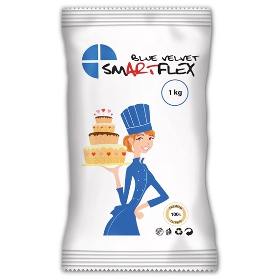 Smartflex Color Velvet massza 1kg - Kék