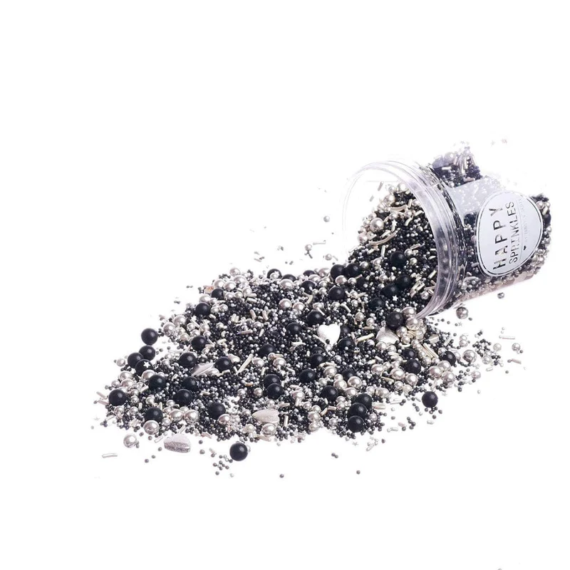 Happy Sprinkles szórócukor 90g - Black Pearl