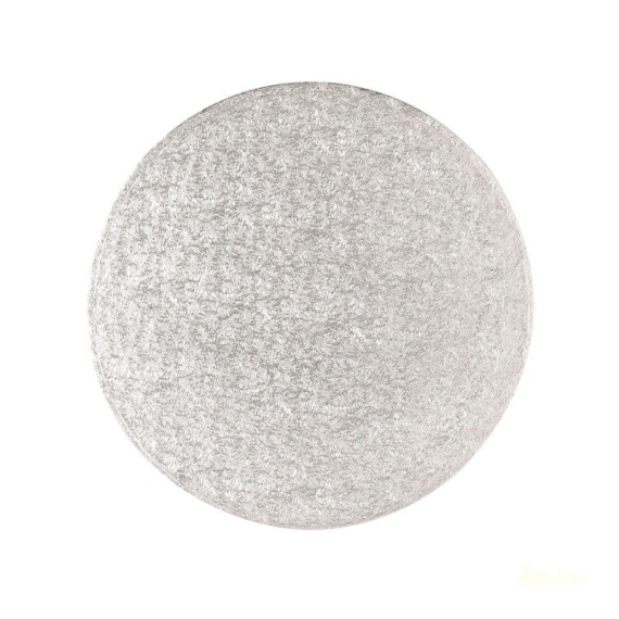 Tortaalátét vékony ezüst 20cm 3mm