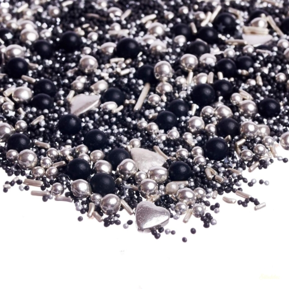 Happy Sprinkles szórócukor 90g - Black Pearl