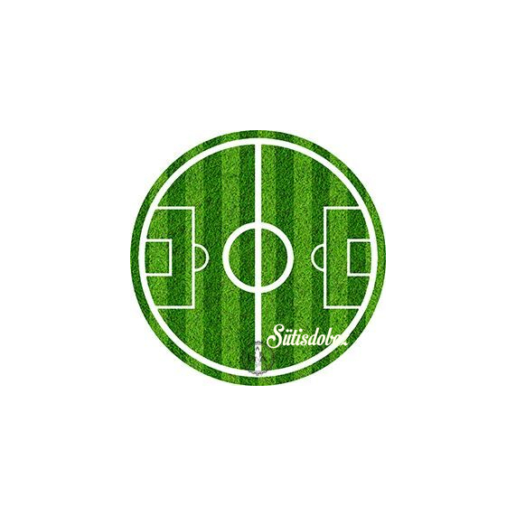 Tortaostya 1db - Kerek focipálya