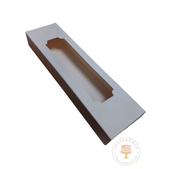 Bejglis doboz ablakos 30x8x4cm - Online rendelhető minimum 10db