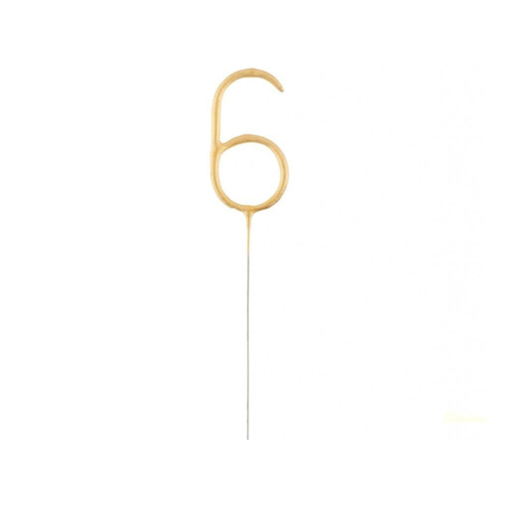 Csillagszóró - Arany "6"