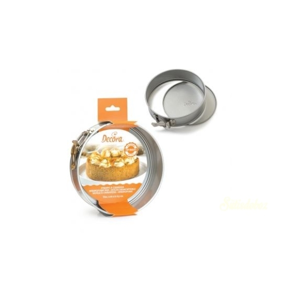 Decora acél kapcsos tortaforma 25,5cmx7cm