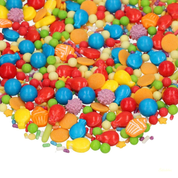 FunCakes 3D szórócukor 70g- Születésnap