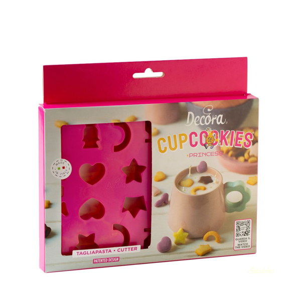 Decora Cupcookies Princess mini kiszúró lap
