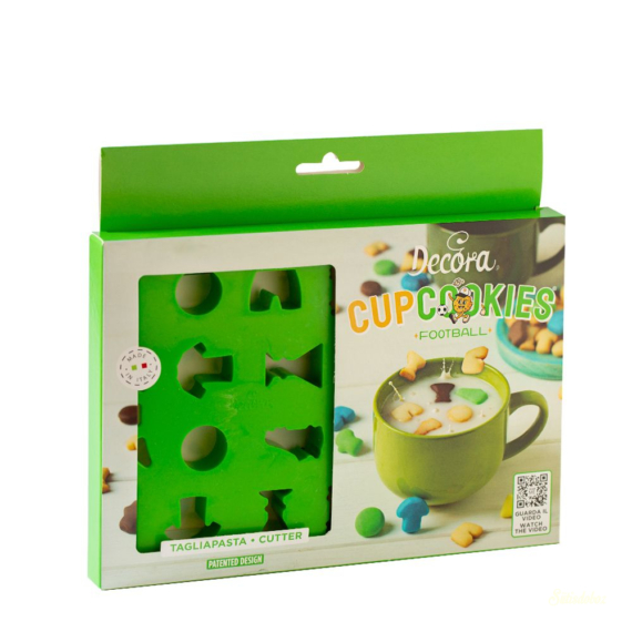 Decora Cupcookies Focis mini kiszúró lap
