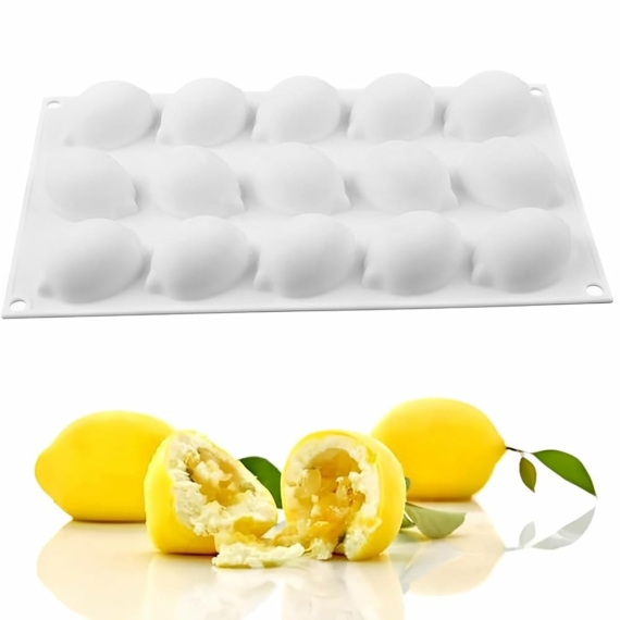 Szilikon forma mousse - Citrom 15db-os