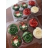 Funcakes muffinpapír 48db - Piros-zöld