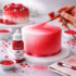 Fractal airbrush ételfesték 30ml - Piros
