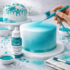 Fractal airbrush ételfesték 30ml - Türkiz