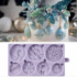 Szilikon forma fondant díszekhez - Karácsonyfa díszek gömbök extra